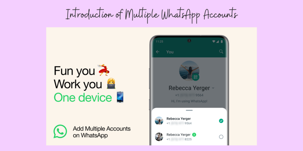 Introduction of Multiple WhatsApp Accounts