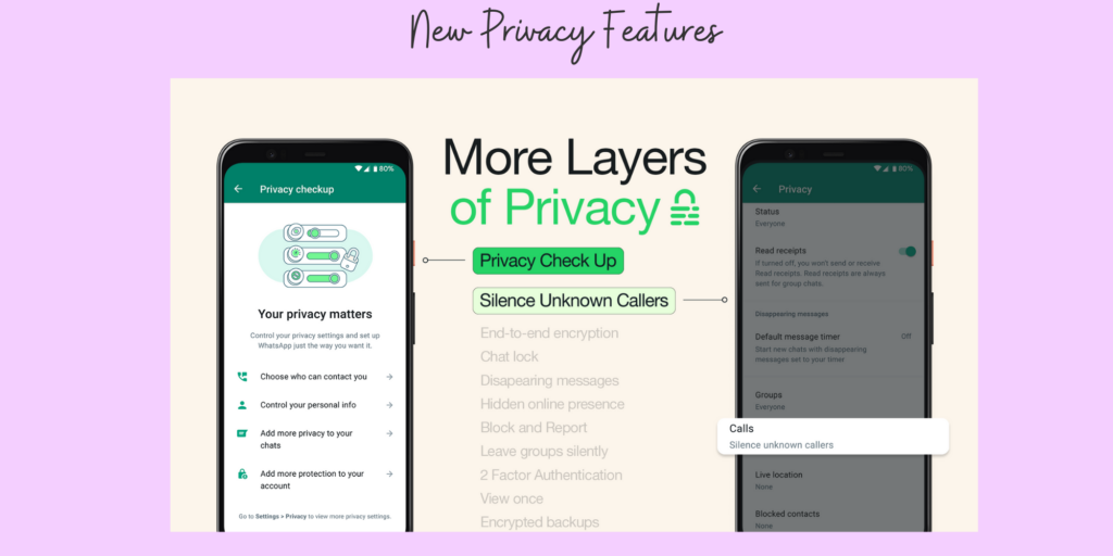 New Privacy Features