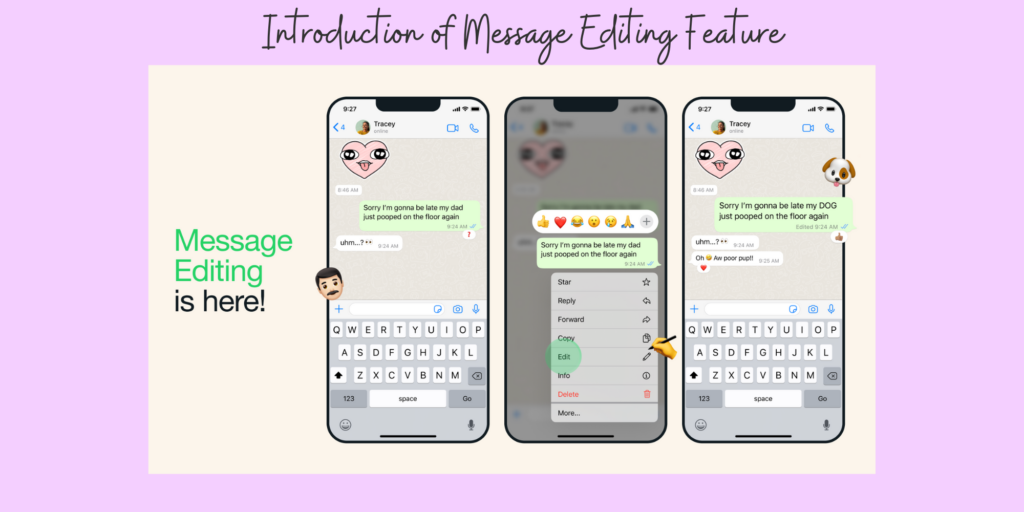 Introduction of Message Editing Feature