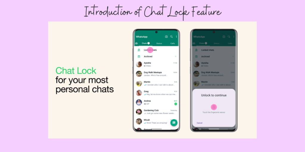 Introduction of Chat Lock Feature