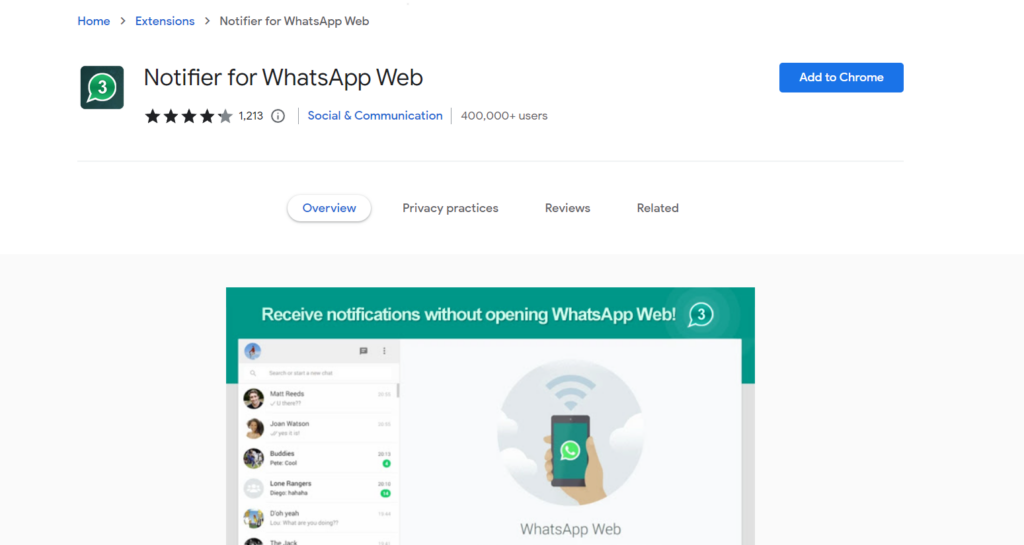 Free 5 Best Chrome Extensions for WhatsApp Web