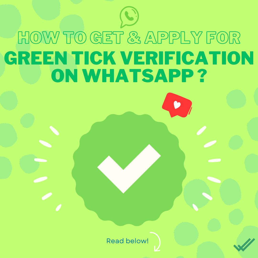 how to get and apply for WhatsApp green tick verification